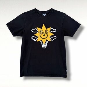 Icecream Sunspot Short Sleeve Tee Shirt Black Size Medium